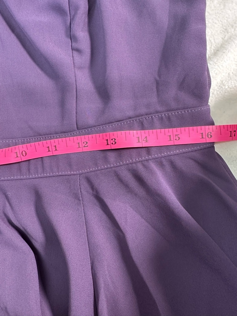 Lulu's Deep Purple Chiffon Mini Dress Prom Pick Size M - Picture 9 of 11